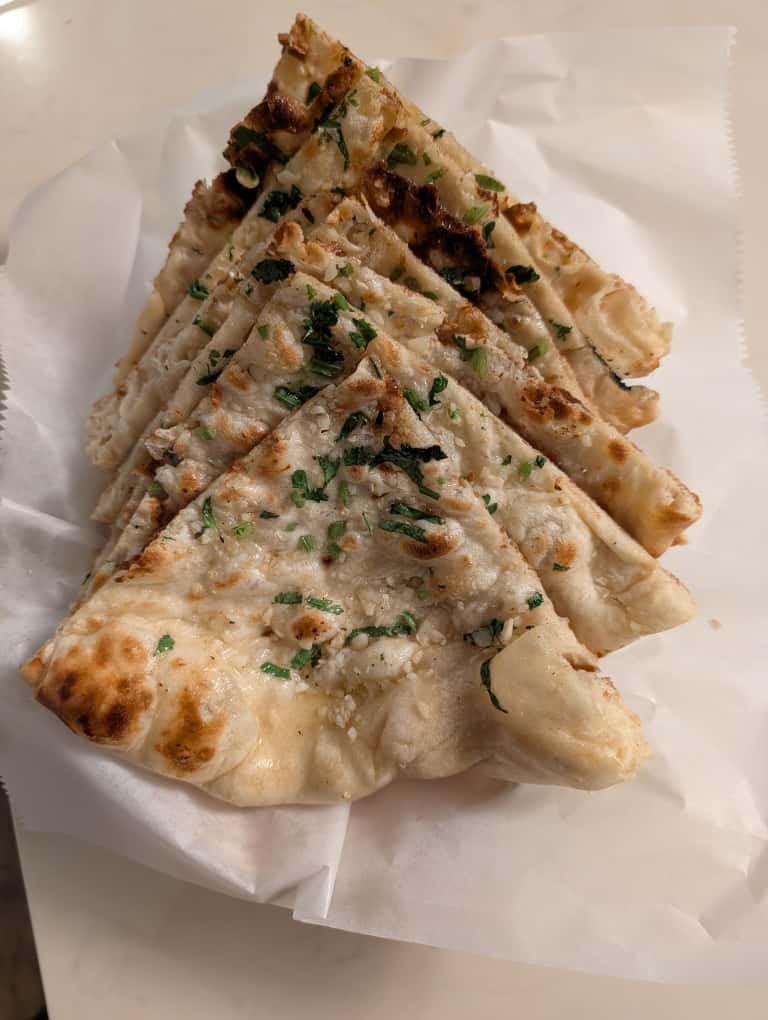 Butter Naan - Authentic Indian restaurant dish